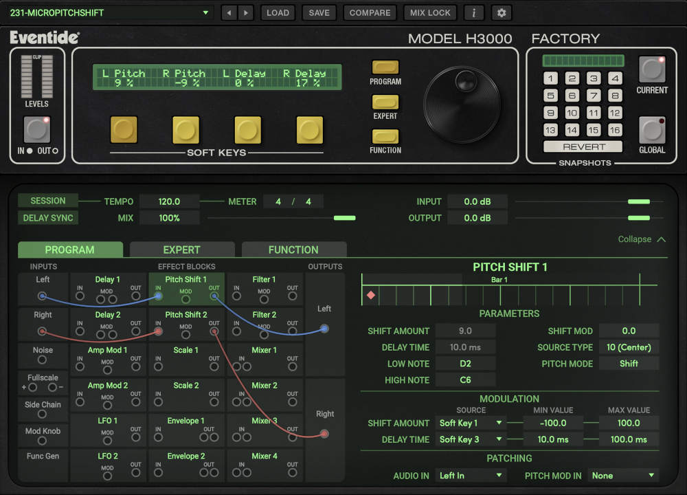 Eventide H3000 Harmonizer MkII (Latest Version)